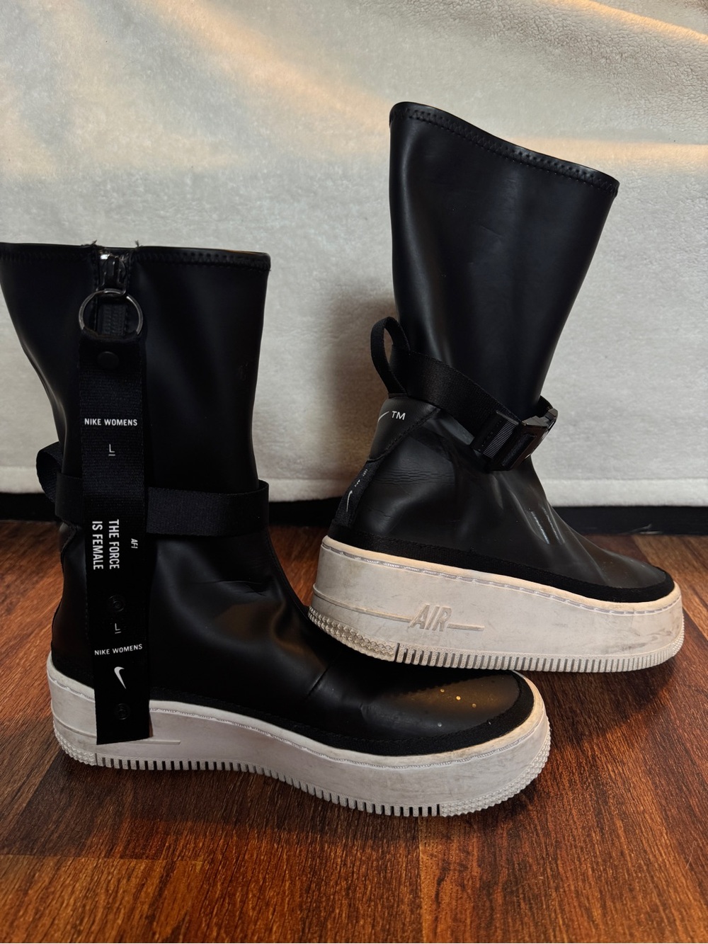 Nike Air Force 1 Sage High “Force is Female” Boots - Sz 7.5 - RARE Y2K